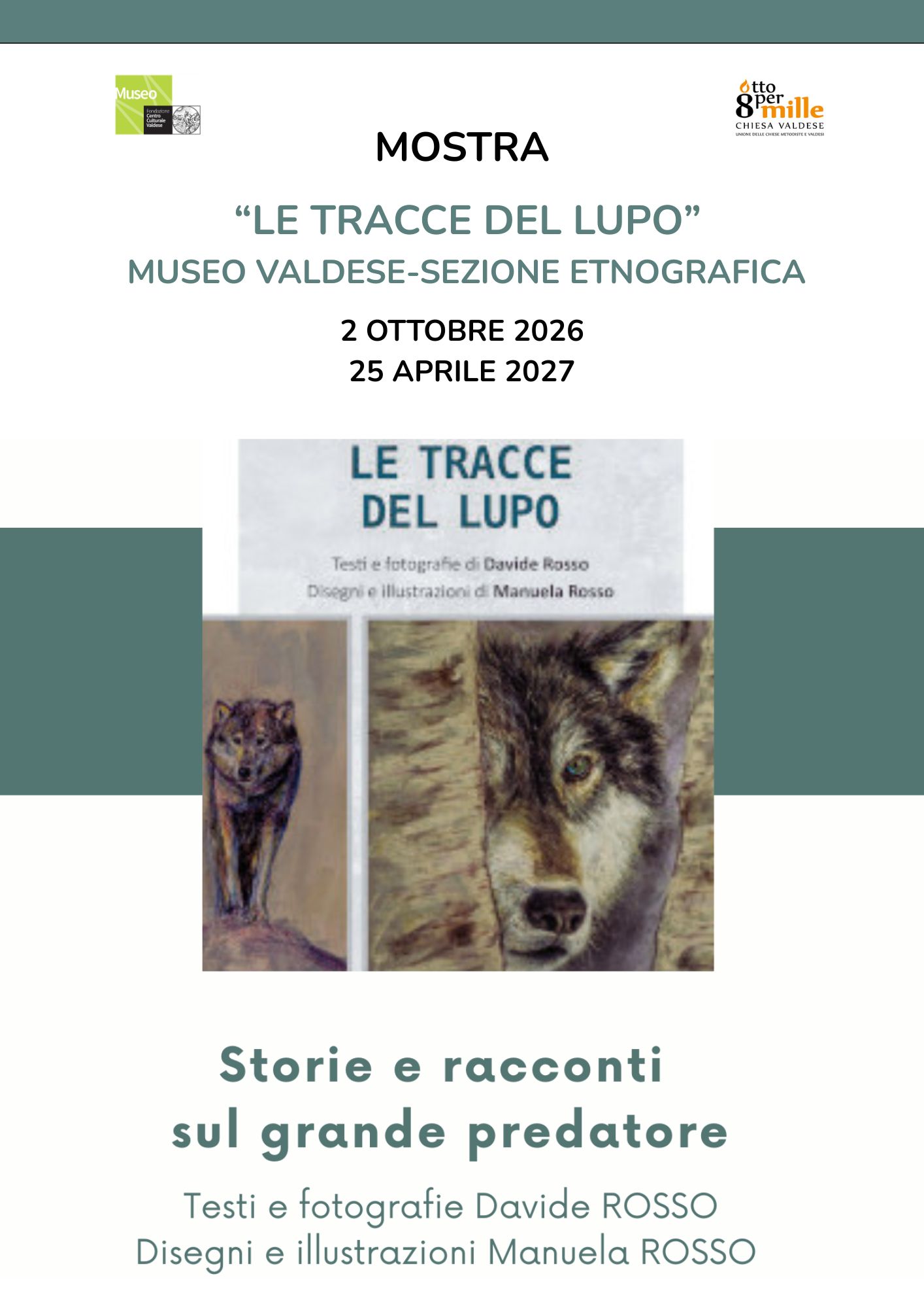 locandina sulle tracce del lupo
